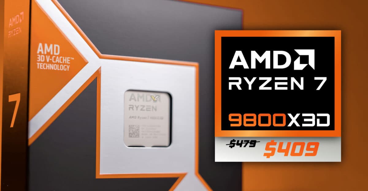 Очень популярный процессор Ryzen 7 9800X3D рекордно подешевел. В