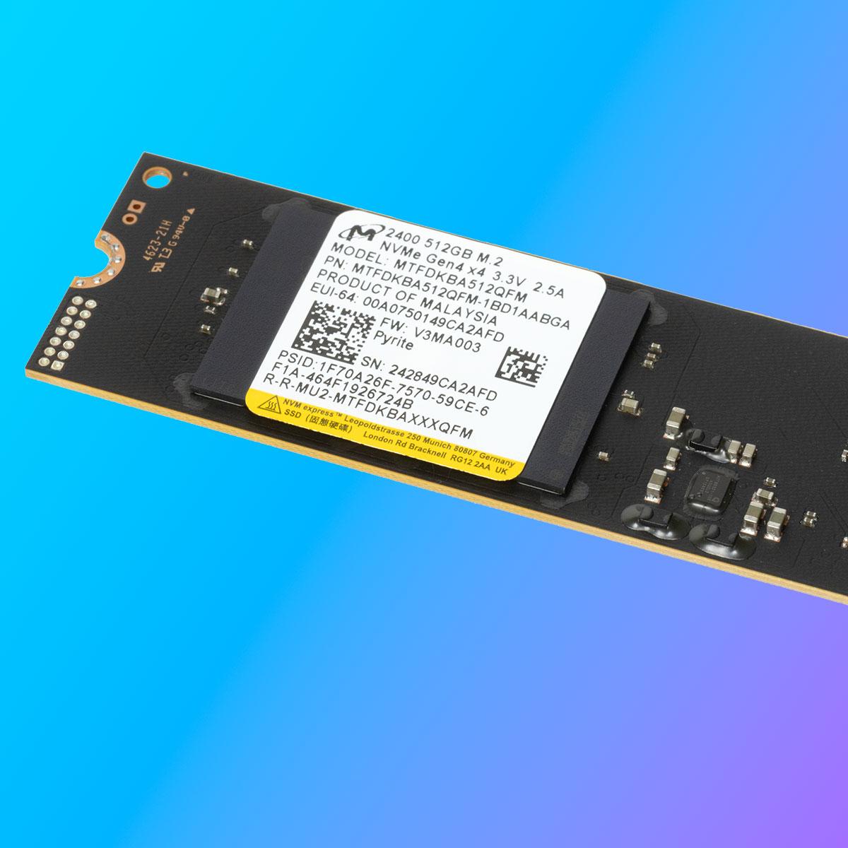 Тестирование недорогого OEM SSD Micron 2400 512 ГБ