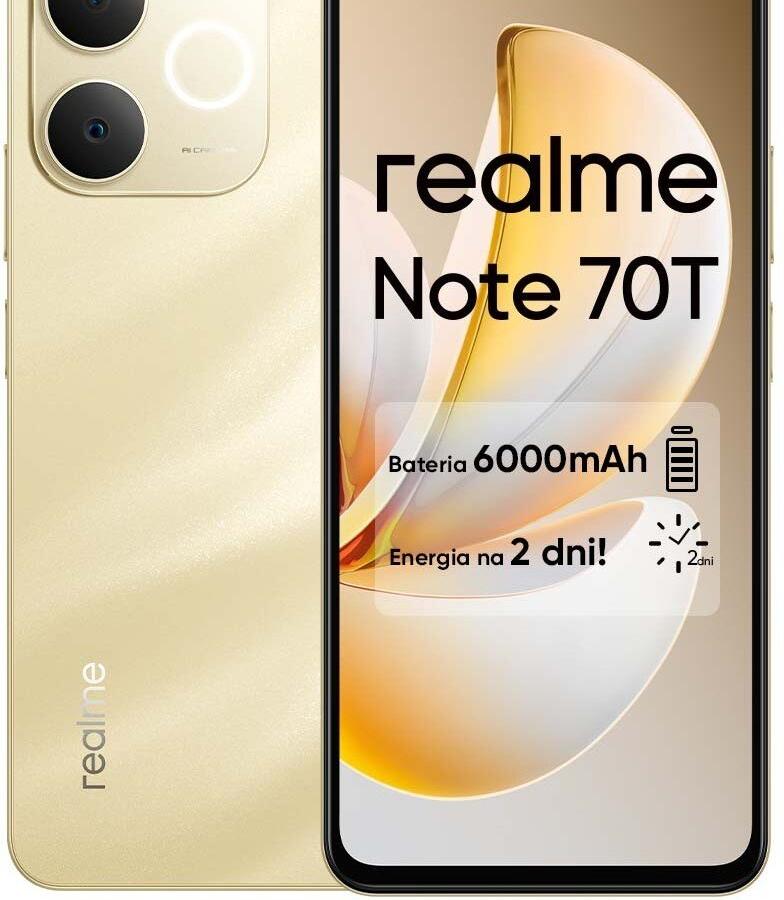 6000 мАч, 90 Гц и IP54 — всего 90 евро. Представлен Realme Note 70T