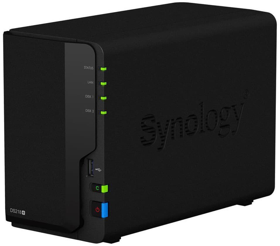 Обзор сетевого накопителя Synology DS218+ на платформе Intel Celeron