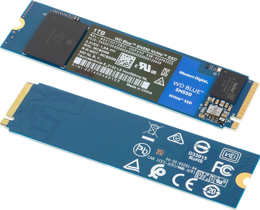使用時間低　WD Blue SN550 1TB SSD Обзор недорогого, но быстрого SSD WD Blue SN550 емкостью 1 ТБ