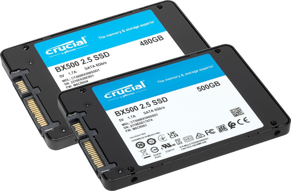 Тестирование бюджетных SSD Crucial BX500 с 480 ГБ TLC- и 500 ГБ