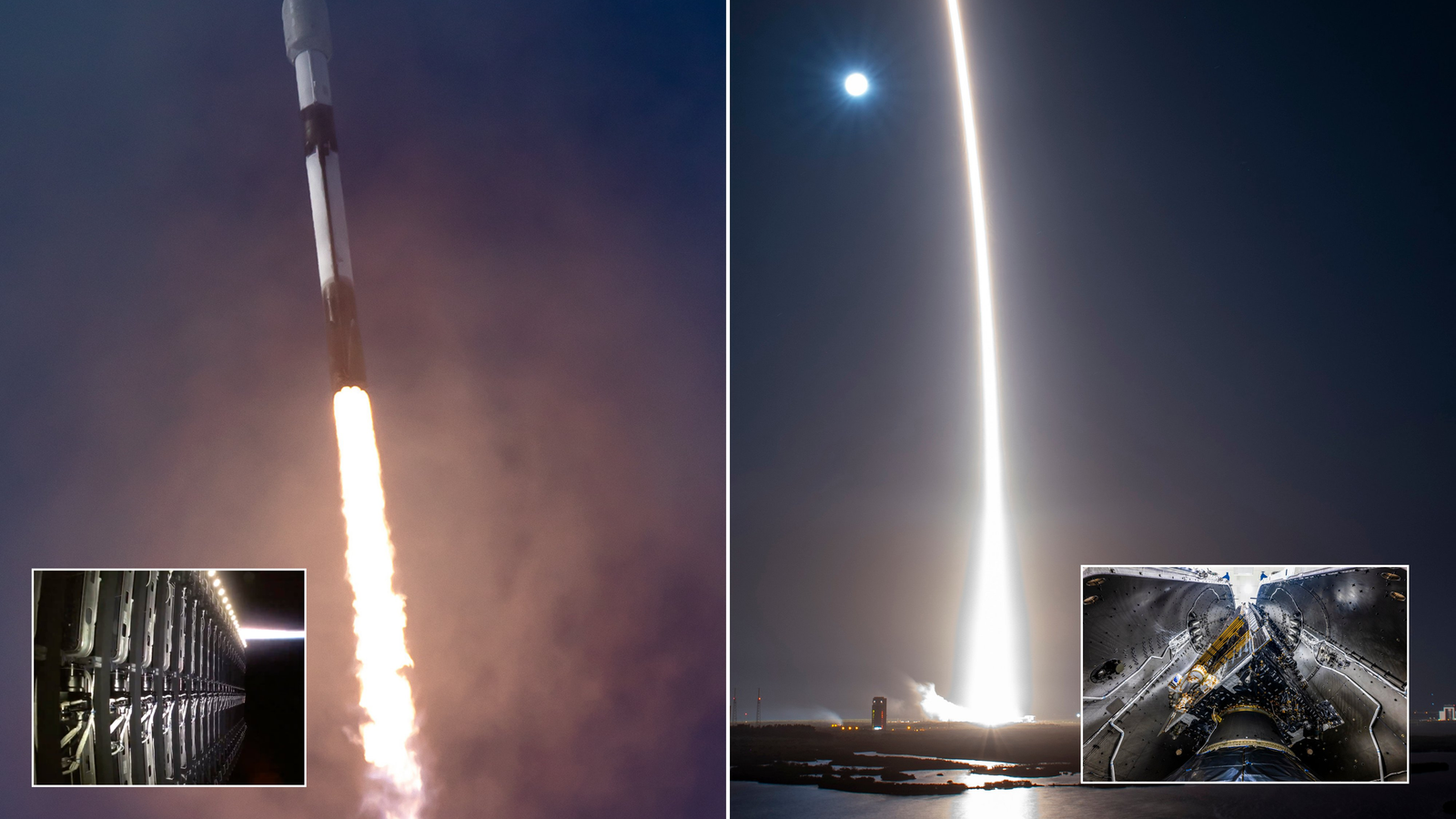 SpaceX запустила две ракеты Falcon 9 за 10 часов