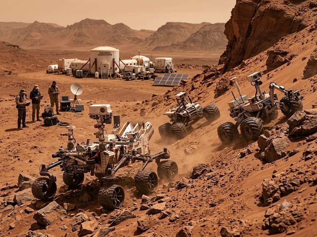 NASA выбрало 7 компаний для разработки новых марсоходов