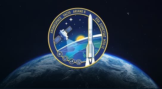 Ariane 6 впервые отправит метеоспутник на геостационарную орбиту