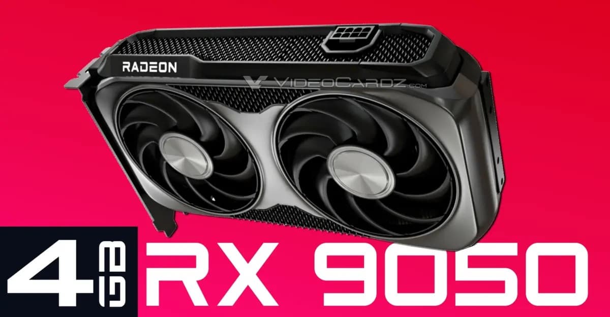 Видеокарта Radeon RX 9050 с 4 ГБ памяти не предназначена для розницы