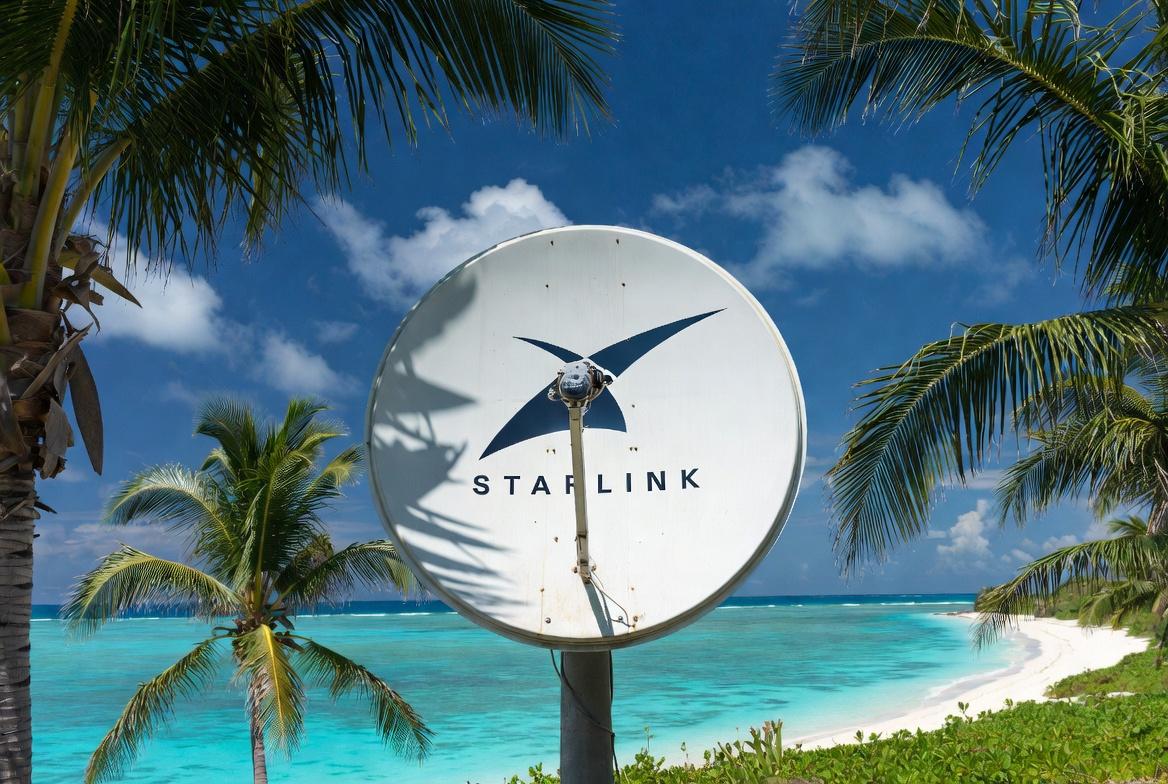 Высокоскоростной спутниковый интернет с низкой задержкой: Starlink подключил к Сети остров Вознесения