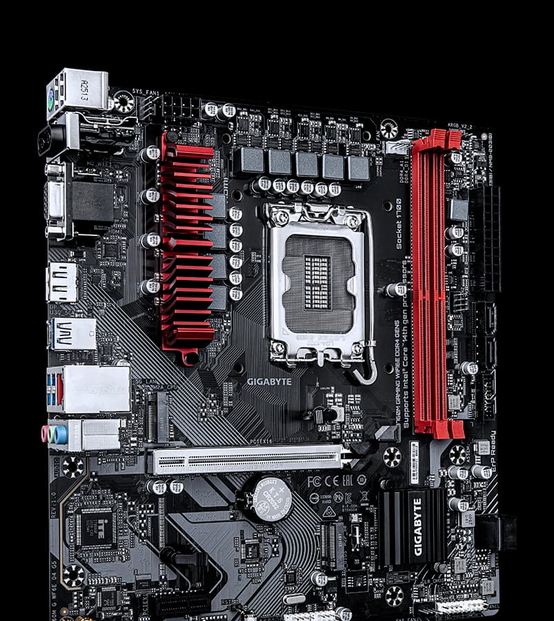 Старый сокет, старая память, зато PCIe 5.0 и Wi-Fi 6E. Gigabyte выпустила системную плату B760M Gaming WIFI6E DDR4 Gen5