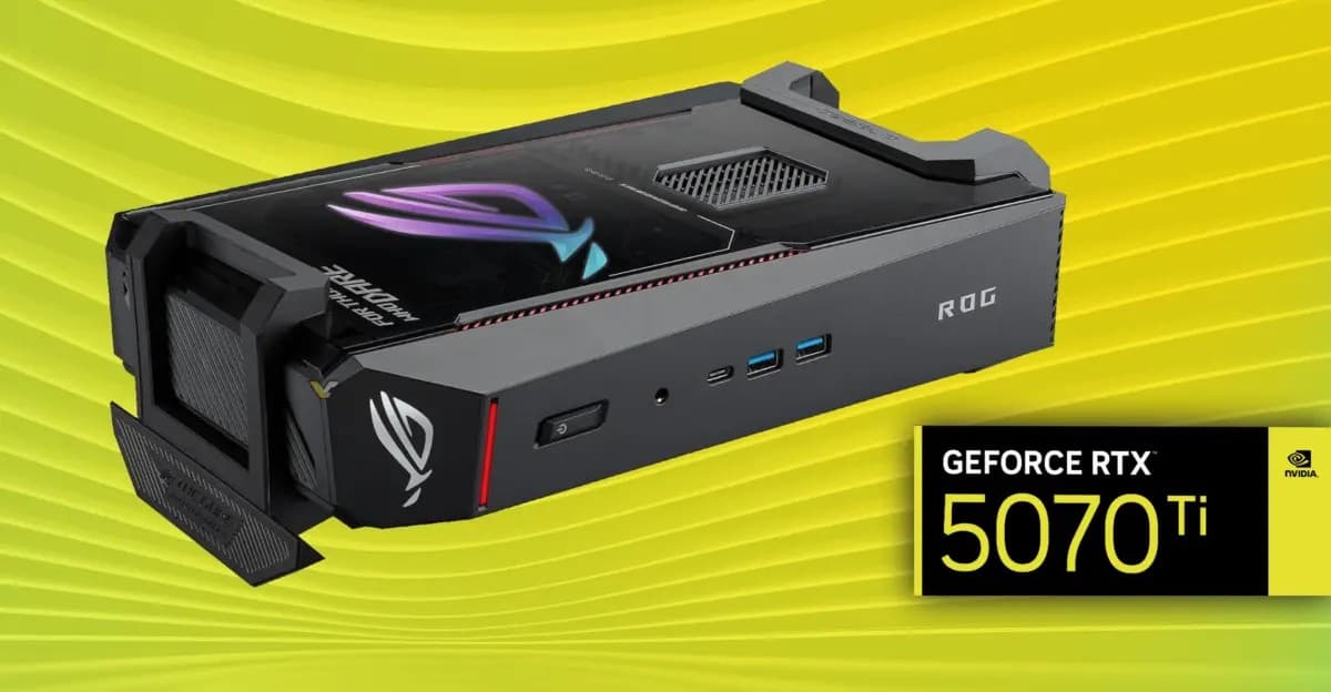 Маленький NUC, но игровой и от Asus. Представлен ROG NUC 16 с GeForce RTX 5070 Ti Laptop