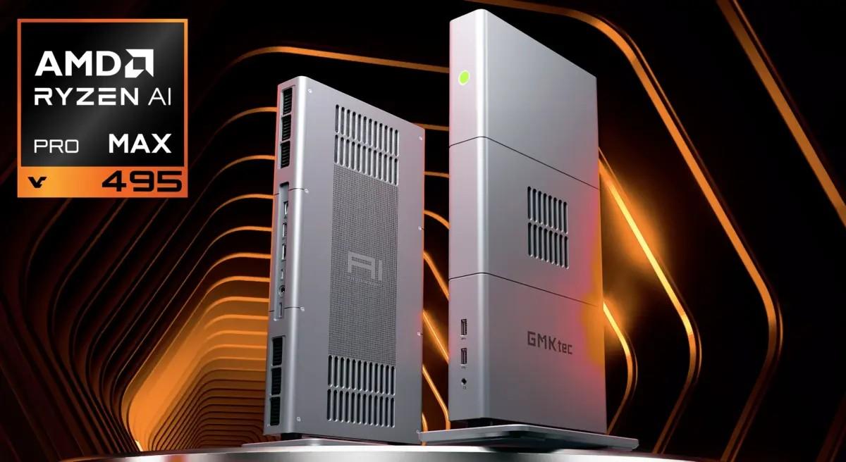 Один из первых мини-ПК на основе Ryzen AI Max+ PRO 495 засветился в Сети. Это будет модель GMKtec EVO-X5