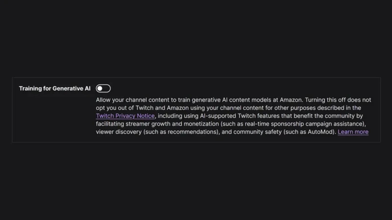 Twitch разрешила отключать обучение ИИ на контенте пользователей
