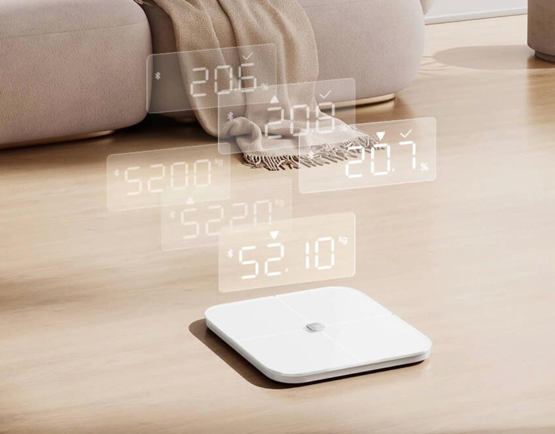 Xiaomi представила умные весы за 22 доллара с USB-C, анализом 25 показателей и памятью на 36 человек — они работают 150 дней на одной зарядке