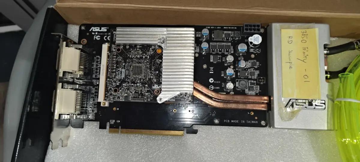 Уникальная видеокарта с тремя GPU — таких было выпущено всего 10 штук. Asus Radeon HD 3850 Trinity выставлена на продажу коллекционером