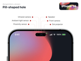 В экране iPhone 14 появится овальный вырез. Так утверждает Bloomberg
