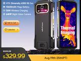 10 600 мА·ч, IP68/IP69K, 120 Гц, беспроводная зарядка 30 Вт и тепловизионная камера — за 320 долларов. Объявлена стоимость неубиваемого монстра автономности Ulefone Armor 27T Pro