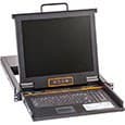 Выдвижная LCD KVM-консоль Kinan XL1716: