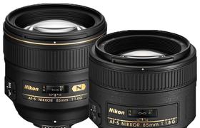 Объективы Nikon AF-S Nikkor 85mm f/1.4G и 85mm f/1.8G: