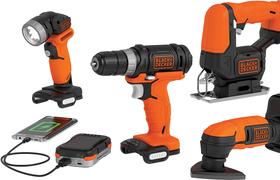 Видеообзор комплекта аккумуляторных инструментов Black+Decker BDCK502C1 GoPak 4-Tool: