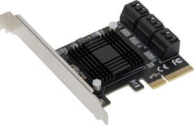 SATA-контроллер ASMedia ASM1166 с интерфейсом PCIe 3.0 x2: