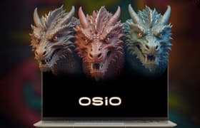 Ноутбук для начинающих OSiO FocusLine F160a на базе AMD Ryzen 5 5500U: