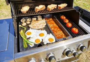 Большой стационарный газовый гриль Broil King Regal Q 490 IR: