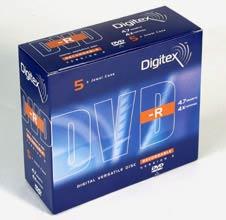 Компания Digitex обновила линейку DVD-носителей