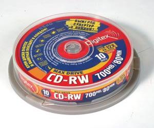 Акция для розничных покупателей CD-R и CD-RW марки Digitex