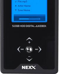 ND-105  первый  МР3-плеер NEXX на базе жесткого диска