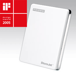 StoreJet 1,8" Portable HDD Transcend получает престижную награду 2005 iF Design Award