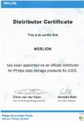 Philips подтвердила дистрибуторский статус MERLION по носителям информации