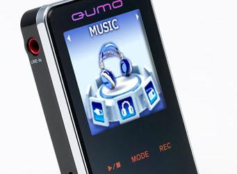 QUMO evo — стильный MP3-плеер с сенсорной панелью