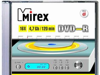 Mirex выводит на рынок DVD-R 16x