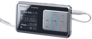 Новые MP3-плееры Panasonic с разъёмом SD — скоро в продаже