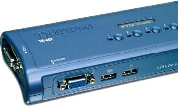 4-портовый KVM-переключатель TRENDnet TK-407K