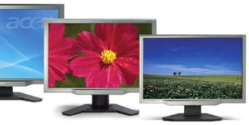 Широкоэкранные ЖК-мониторы Acer для бизнеса с диагональю 22, 24 и 26 дюймов