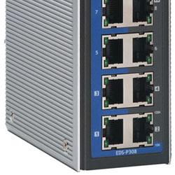 Промышленный коммутатор MOXA поддерживает технологию Power-Over-Ethernet