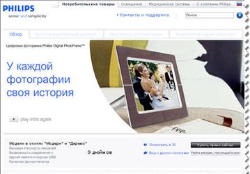 Philips запускает сайт по фоторамкам