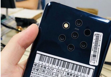 Флагманский смартфон Nokia 9 Pureview называют «Олимпийским» из-за пяти камер