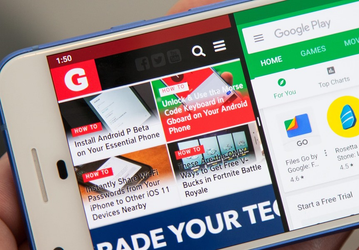 Android 10 в режиме Split-screen позволит работать двум-трём приложениям одновременно