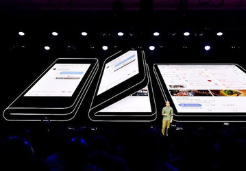 Samsung выбирает из пяти вариантов шарниров для своего революционного смартфона с гибким экраном