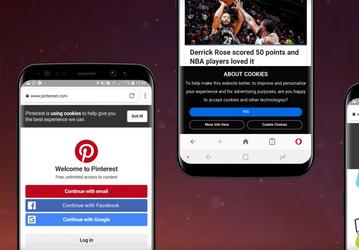 Браузер Opera для Android научился блокировать назойливые уведомления об использовании cookie