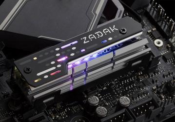 Радиатор Zadak 511 MOAB M.2 RGB предназначен для SSD