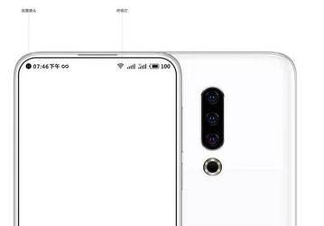 Опубликован рендер флагманского смартфона Meizu 16S: тройная основная камера и, возможно, «дырявый» экран