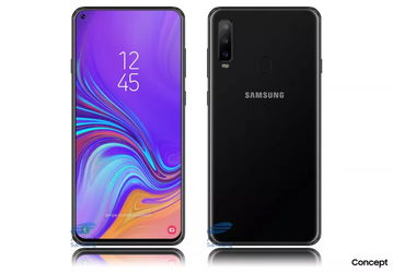 Появились новые изображения Samsung Galaxy A8s с дисплеем Infinity-O