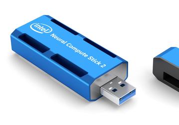 Устройство Intel Neural Compute Stick 2 оснащено встроенным нейронным процессором