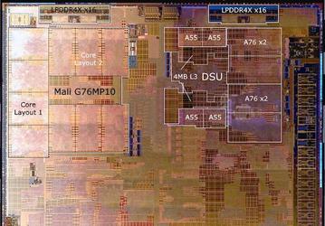 Фото дня: кристалл SoC Kirin 980