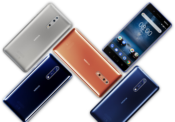 Смартфон Nokia 8 с Android 9.0 Pie уже протестировали