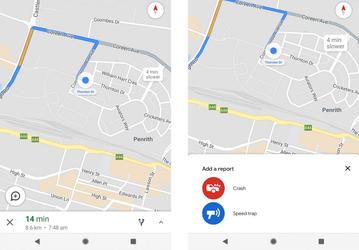 В картах Google появится возможность отмечать места аварий, камер контроля скорости и радаров