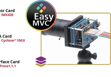 Набор Macnica EasyMVC для разработки камер машинного зрения включает платы с датчиком Sony IMX420 и FPGA Intel Cyclone 10 GX