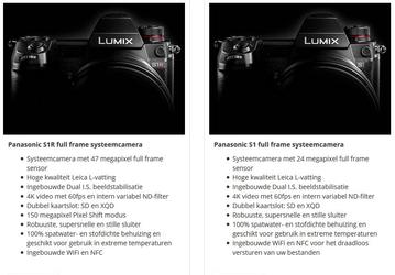 Полнокадровые беззеркальные камеры Panasonic Lumix S1 и S1R предложат встроенный нейтральный фильтр переменной плотности
